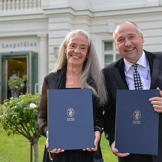 Prof. Monique Breteler and Prof. Tobias Böckers 