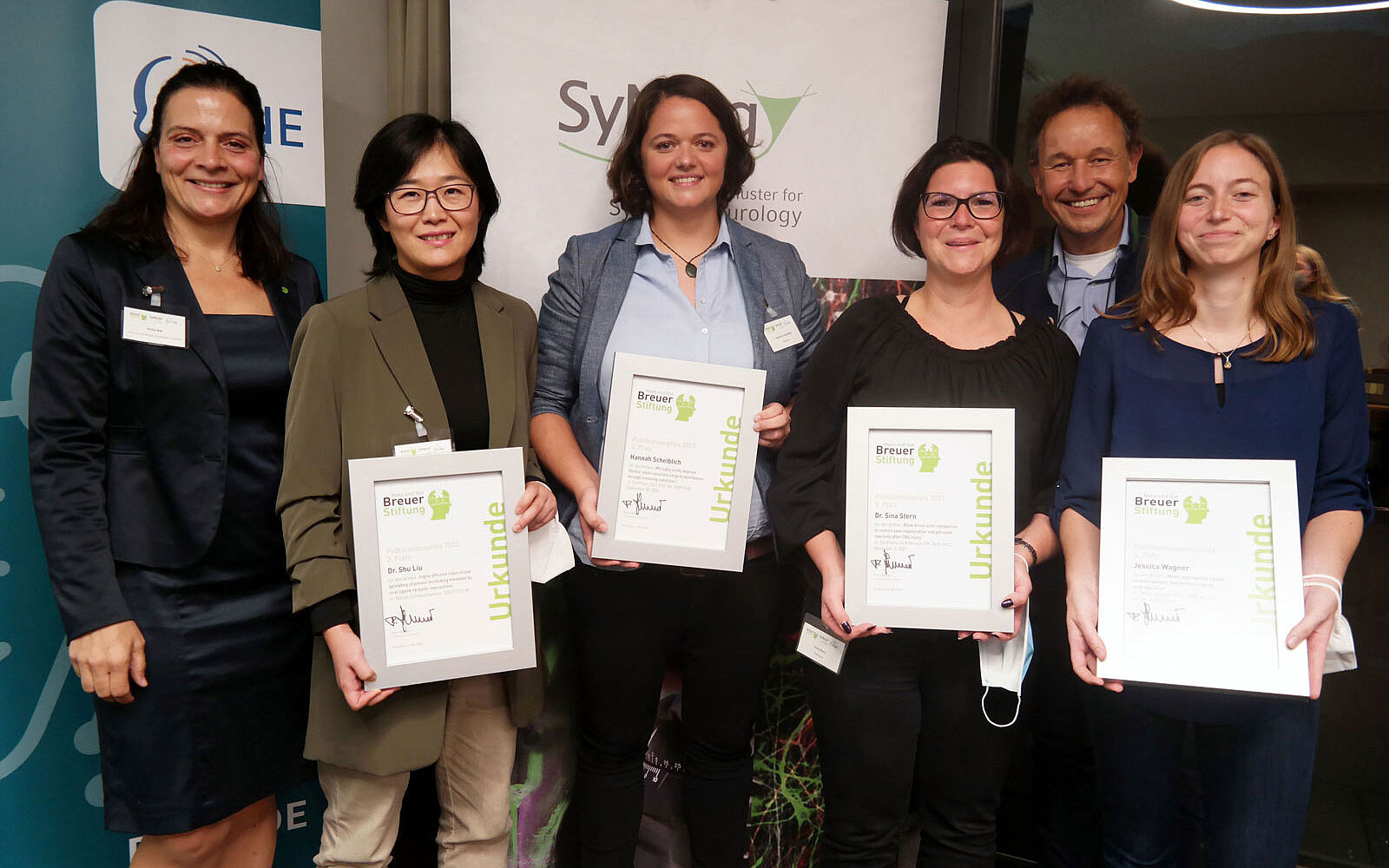Group photo of the award winners.