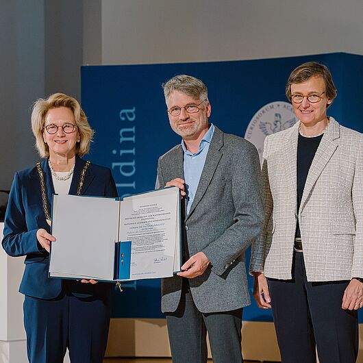 Überreichung der Leopoldina-Mitgliedsurkunde an Prof. Thomas Misgeld