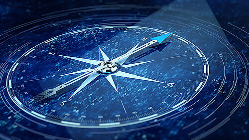 Symbolic image of a compass