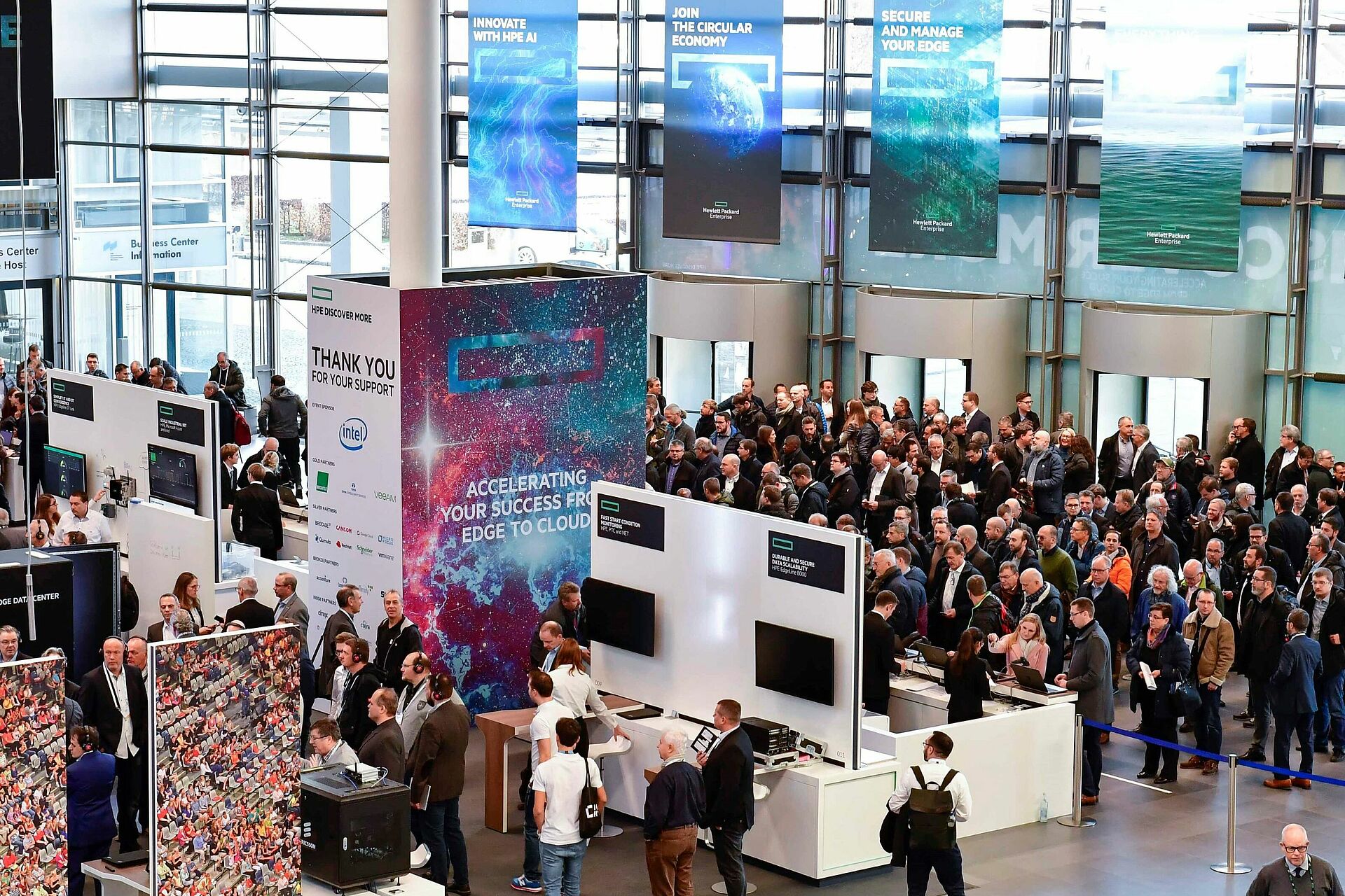 Gut besucht: HPE Discover More Konferenz in München. Quelle: HPE 